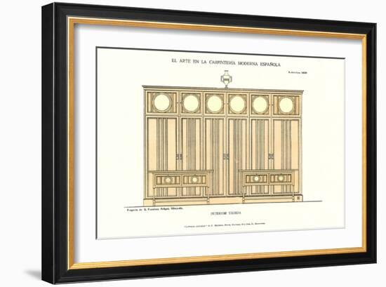 Modern Spanish Carpentry-null-Framed Premium Giclee Print