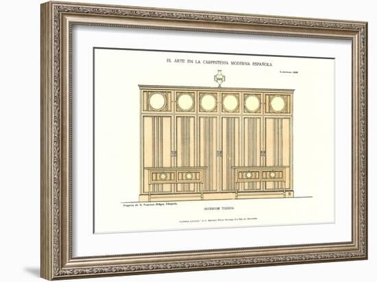 Modern Spanish Carpentry-null-Framed Art Print