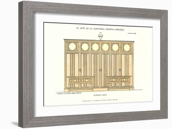 Modern Spanish Carpentry-null-Framed Art Print