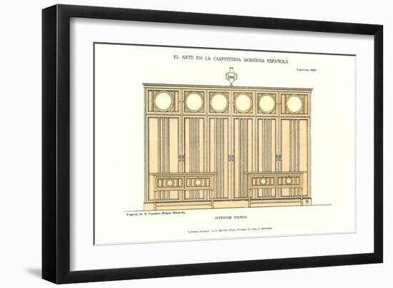 Modern Spanish Carpentry-null-Framed Art Print