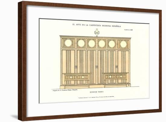 Modern Spanish Carpentry-null-Framed Art Print