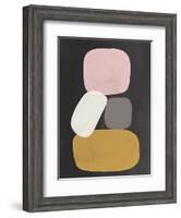 Modern Stacked-Linda Woods-Framed Art Print