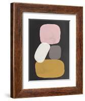 Modern Stacked-Linda Woods-Framed Art Print