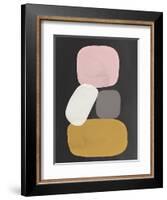 Modern Stacked-Linda Woods-Framed Art Print