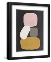 Modern Stacked-Linda Woods-Framed Art Print