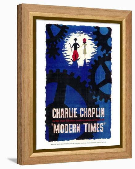 Modern Times, 1936-null-Framed Stretched Canvas