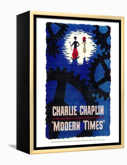 Modern Times, 1936-null-Framed Stretched Canvas