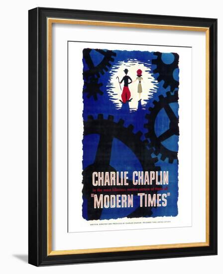 Modern Times, 1936-null-Framed Art Print