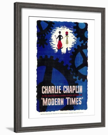 Modern Times, 1936-null-Framed Art Print