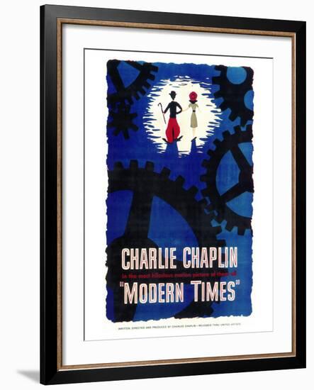 Modern Times, 1936-null-Framed Art Print