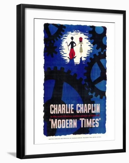 Modern Times, 1936-null-Framed Art Print