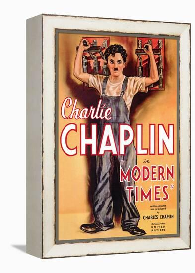 Modern Times, 1936-null-Framed Stretched Canvas