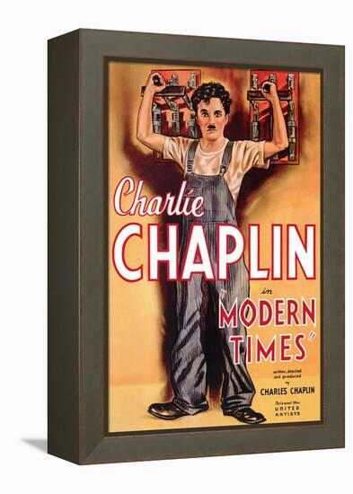 Modern Times, 1936-null-Framed Stretched Canvas