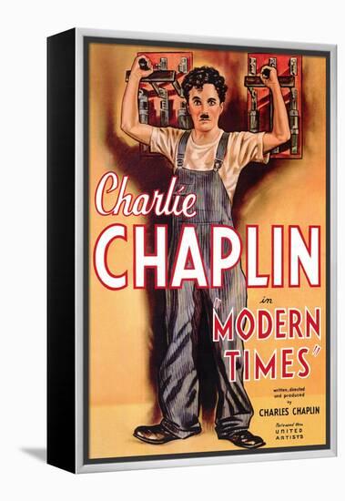 Modern Times, 1936-null-Framed Stretched Canvas