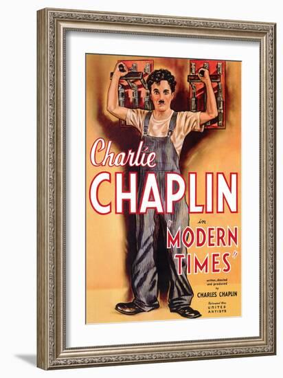 Modern Times, 1936-null-Framed Art Print