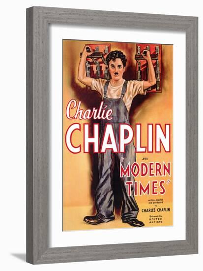 Modern Times, 1936-null-Framed Art Print