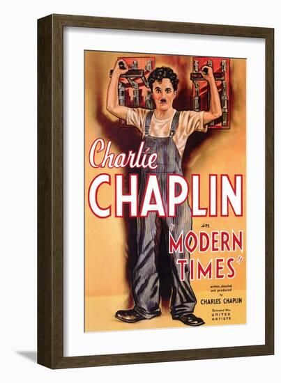 Modern Times, 1936-null-Framed Art Print