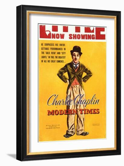 Modern Times, 1936-null-Framed Art Print