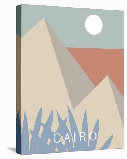 Modern Traveller - Cairo-Tom Frazier-Framed Stretched Canvas