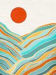 Bright Tropical Waves-Modern Tropical-Art Print