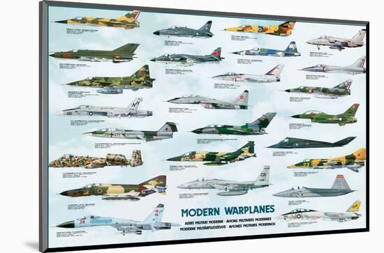 Modern Warplanes-Libero Patrignani-Mounted Art Print