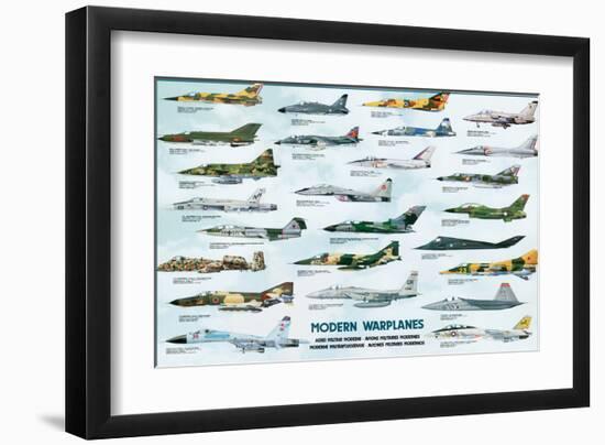 Modern Warplanes-Libero Patrignani-Framed Art Print