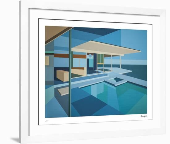 Modernist - Stahl House IX-Andy Burgess-Framed Limited Edition