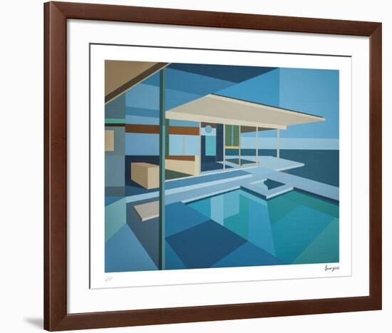 Modernist - Stahl House IX-Andy Burgess-Framed Limited Edition