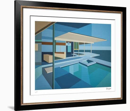 Modernist - Stahl House IX-Andy Burgess-Framed Limited Edition