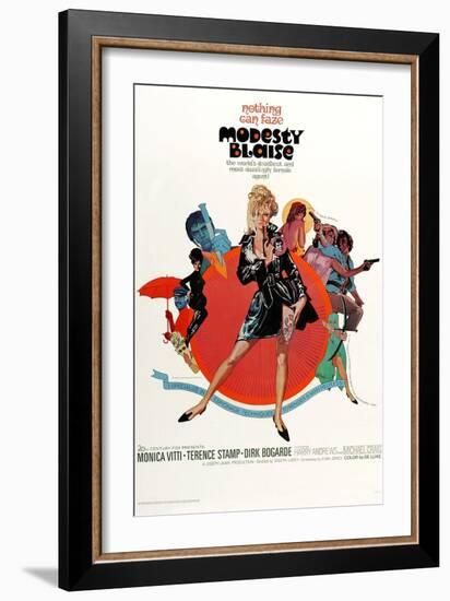 Modesty Blaise-null-Framed Art Print