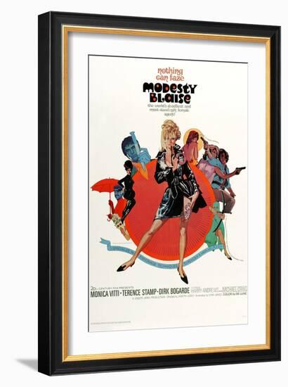 Modesty Blaise-null-Framed Art Print