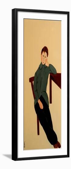 Modigliani Boy Seated, 2016-Susan Adams-Framed Giclee Print