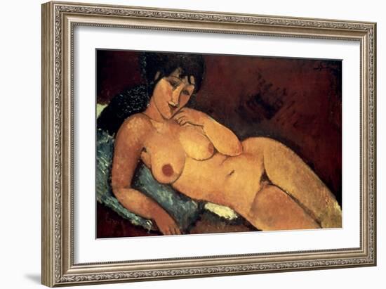 Modigliani: Nude, 1917-Amedeo Modigliani-Framed Giclee Print