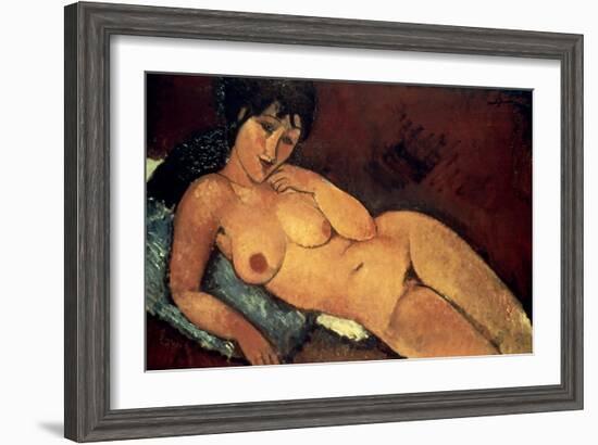 Modigliani: Nude, 1917-Amedeo Modigliani-Framed Giclee Print