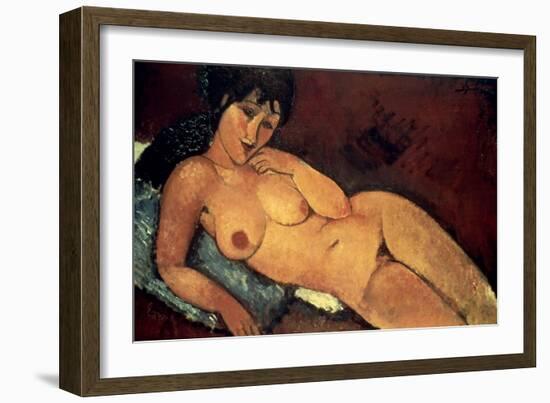 Modigliani: Nude, 1917-Amedeo Modigliani-Framed Giclee Print