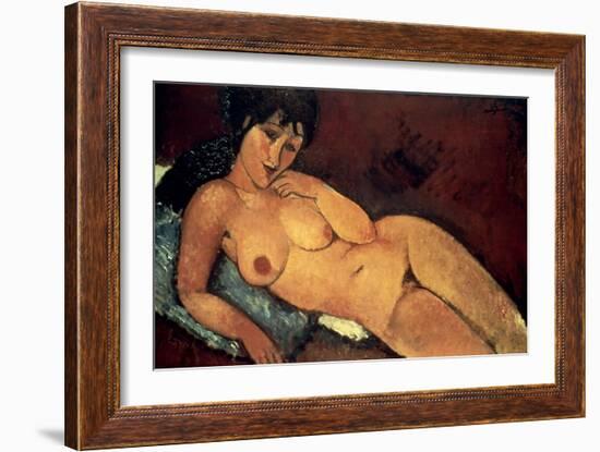 Modigliani: Nude, 1917-Amedeo Modigliani-Framed Giclee Print