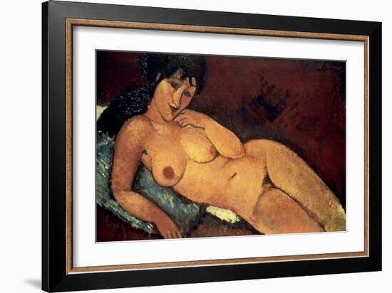 Modigliani: Nude, 1917-Amedeo Modigliani-Framed Giclee Print