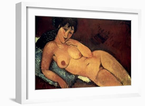 Modigliani: Nude, 1917-Amedeo Modigliani-Framed Giclee Print