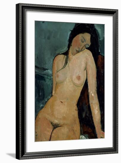 Modigliani: Nude, C1917-Amedeo Modigliani-Framed Giclee Print