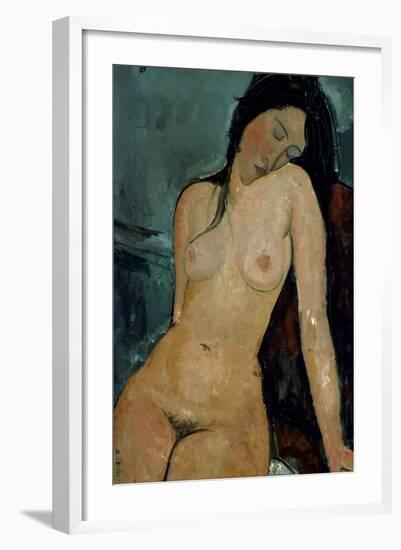 Modigliani: Nude, C1917-Amedeo Modigliani-Framed Giclee Print