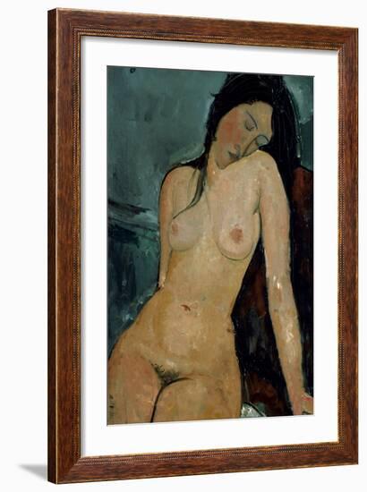 Modigliani: Nude, C1917-Amedeo Modigliani-Framed Giclee Print