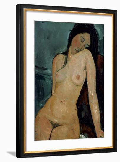 Modigliani: Nude, C1917-Amedeo Modigliani-Framed Giclee Print