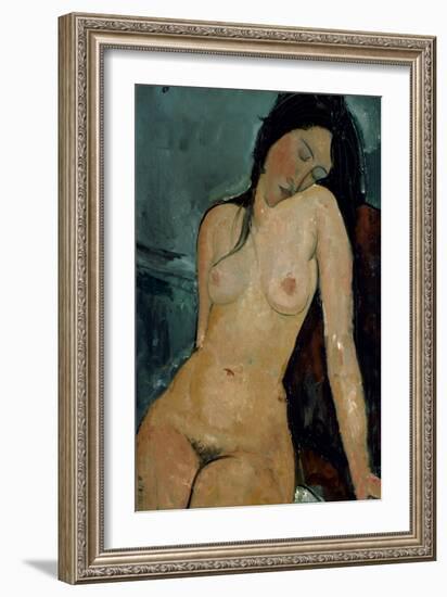 Modigliani: Nude, C1917-Amedeo Modigliani-Framed Giclee Print