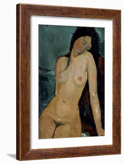 Modigliani: Nude, C1917-Amedeo Modigliani-Framed Giclee Print