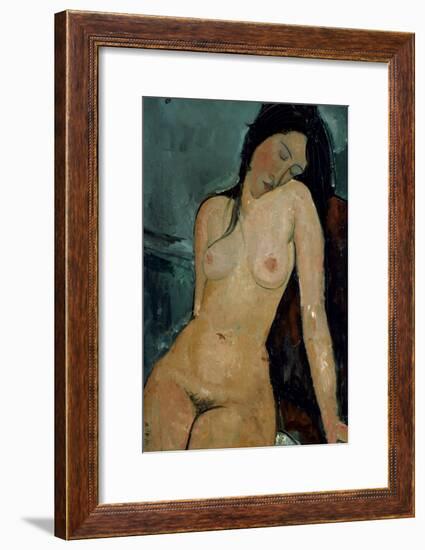 Modigliani: Nude, C1917-Amedeo Modigliani-Framed Giclee Print