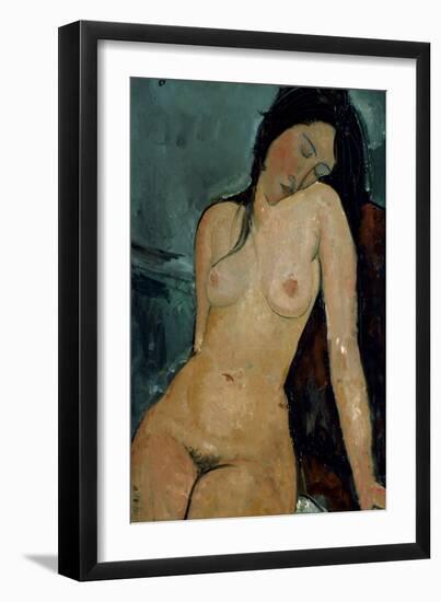 Modigliani: Nude, C1917-Amedeo Modigliani-Framed Giclee Print