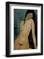 Modigliani: Nude, C1917-Amedeo Modigliani-Framed Giclee Print