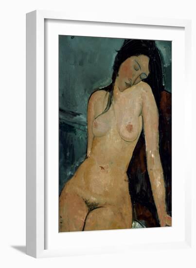 Modigliani: Nude, C1917-Amedeo Modigliani-Framed Giclee Print