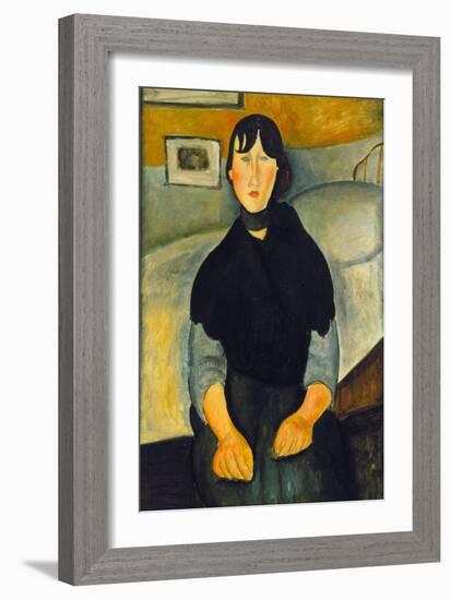 Modigliani: Woman, 1918-Amedeo Modigliani-Framed Giclee Print