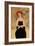 Modigliani Woman with Black Dress and Pearls, 2016-Susan Adams-Framed Giclee Print